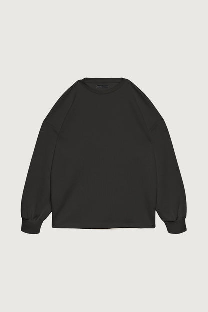 KNIT CREWNECK TOP