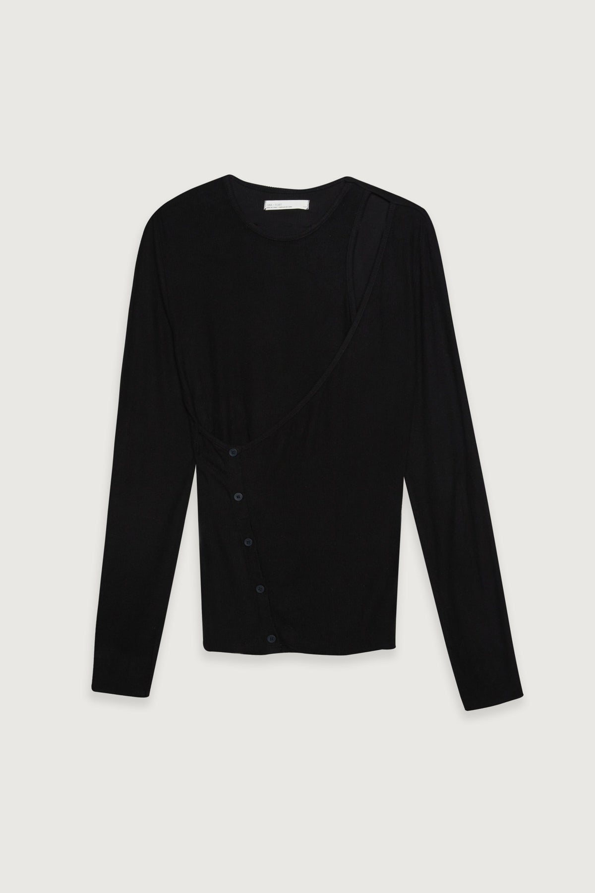 LAYERED TOP WITH CUTOUT