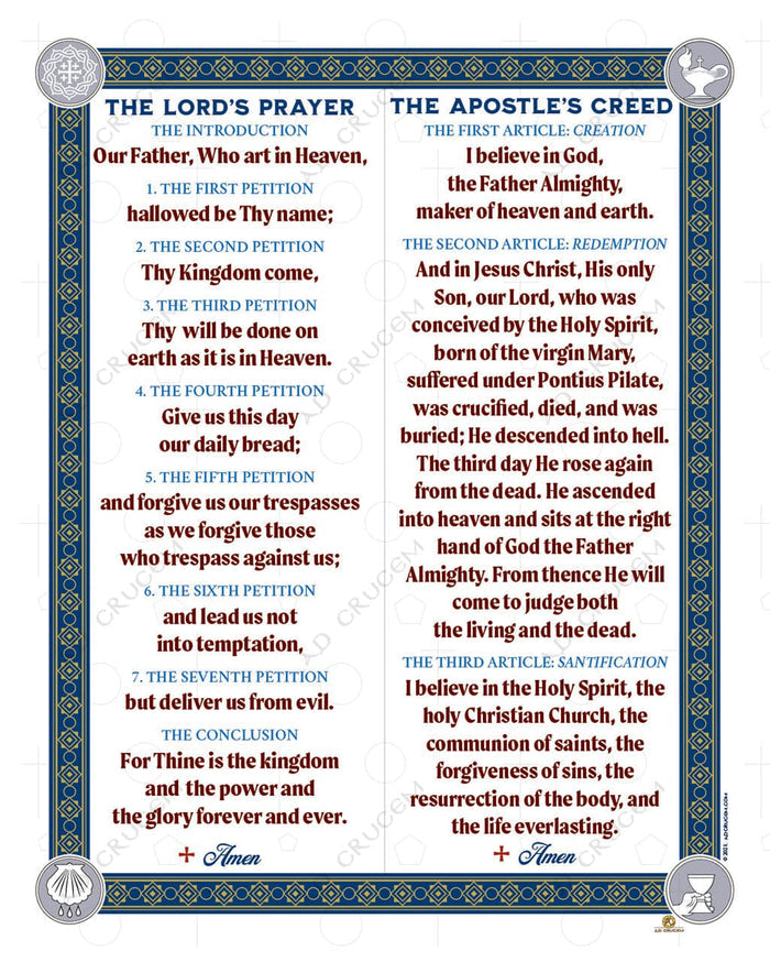 Ad Crucem - Prayers and Creed Set