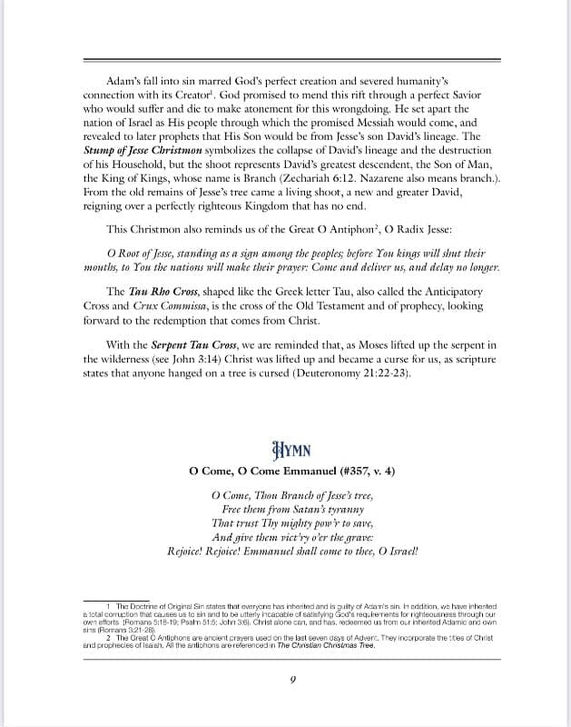 Ad Crucem - The Christian Christmas Tree - Book