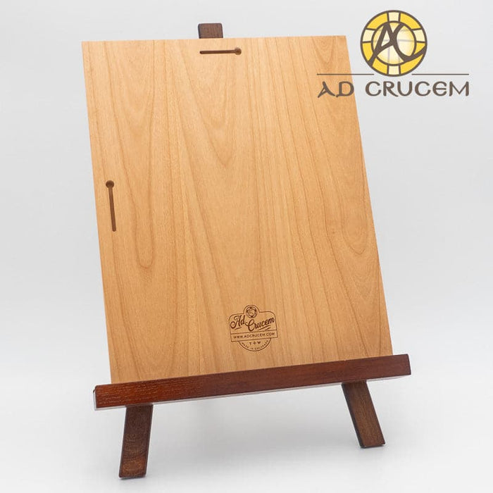 Ad Crucem Crucifix Icon - Printed on Solid Wood