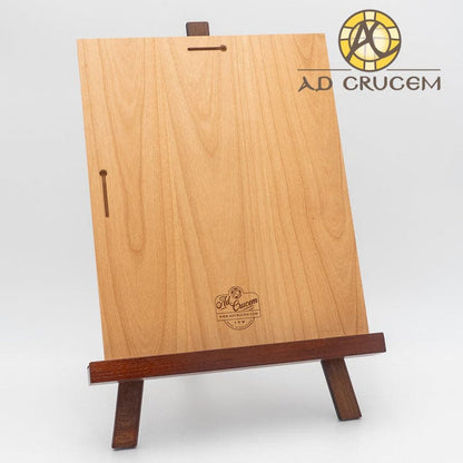 Ad Crucem Crucifix Icon - Printed on Solid Wood