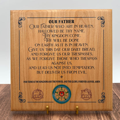 Ad Crucem Lord's Prayer Plaque