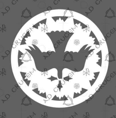 12. Descending Dove - White