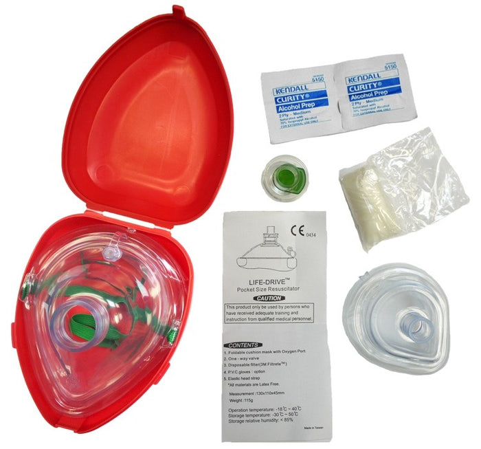 Adult/Infant Pocket Mask Kit
