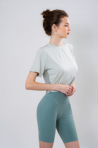 Back Mesh Crop Yoga Top for Women – Ready Stock