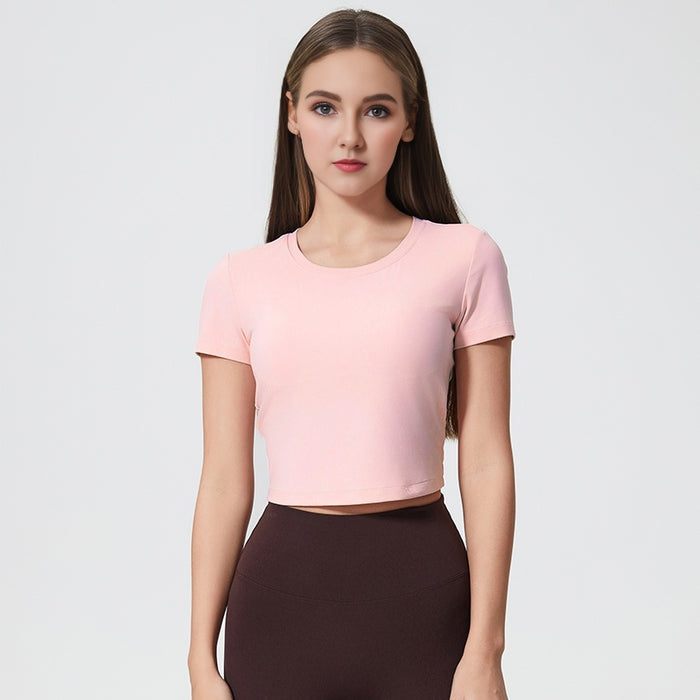 Back Pleated Sports T Shirt