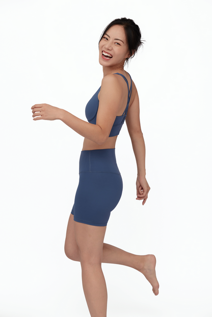 BackV High-Rise Biker Short – Seamless High Waisted Biker Shorts Women