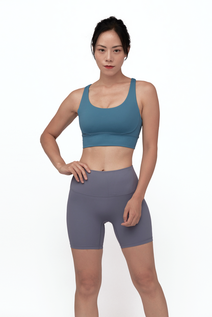 BackV High-Rise Biker Short – Seamless High Waisted Biker Shorts Women
