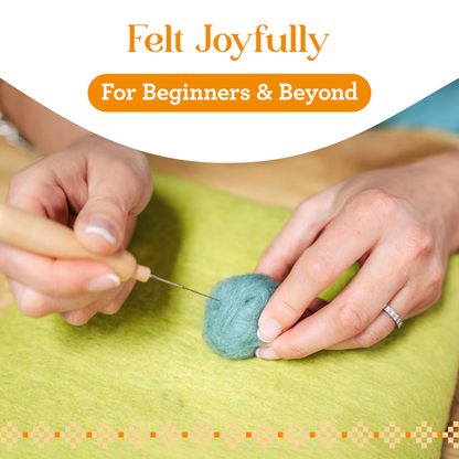 Bee in a Hoop Needle Felting Craft Kit