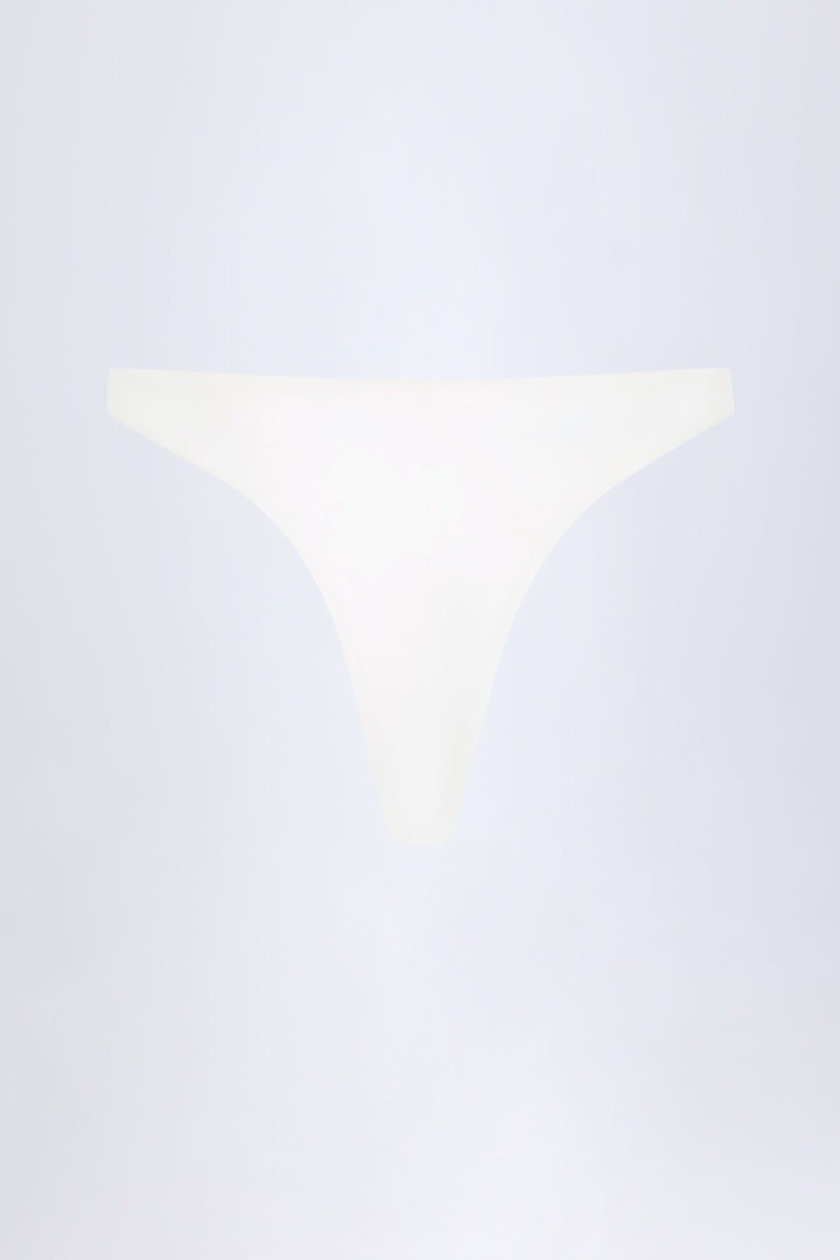 Hardware-Detail Cheeky Bikini Bottoms in White