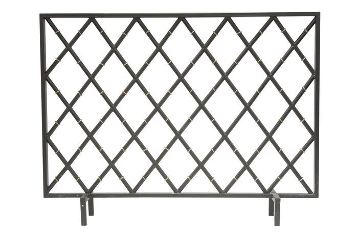 Black Bamboo Firescreen