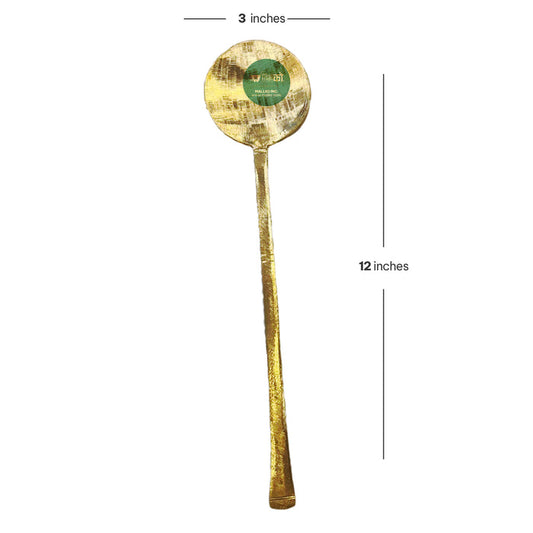Brass spatula पित्तल पनिउ traditional Nepali kitchen utensil