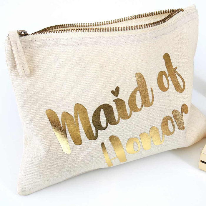 Bright & Bold Makeup Bag with Wedding Role - XOXOKristen