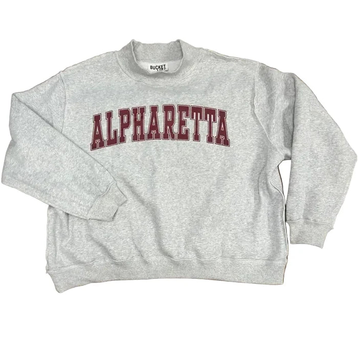 Bucketlist Women's Alpharetta Mock Neck Sweatshirt
