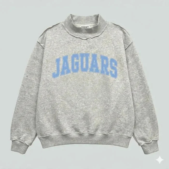 Bucketlist Women's Jaguars Mock Neck Sweatshirt