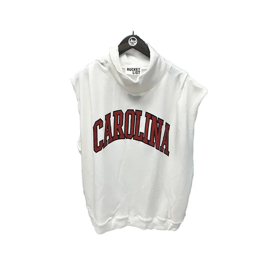 Bucketlist Women's Short Sleeve Mock Neck Sweatshirt - University of South Carolina