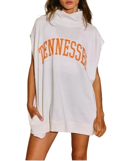 Bucketlist Women's Short Sleeve Mockneck - University of Tennessee