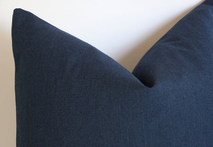Caramel Sunbrella Outdoor Pillow cover / Sunbrella Solids - Annabel Bleu