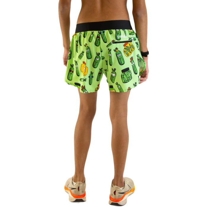 ChicknLegs Men's Pickles Half Split Shorts 4"