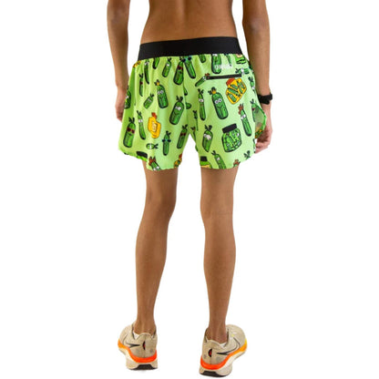ChicknLegs Men's Pickles Half Split Shorts 4"