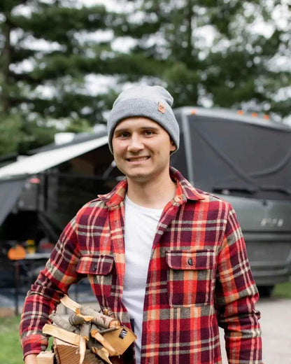 Classic Cuffed Beanie, Koala Gray