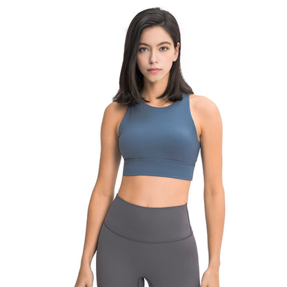 Cross Shoulder Sports Bra for Women