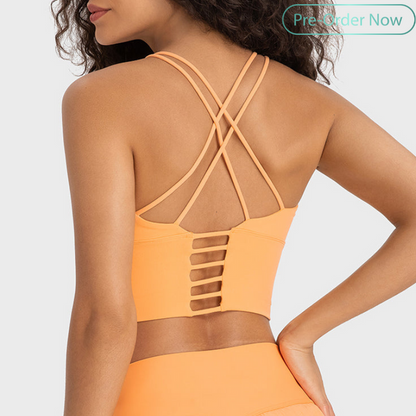 Cross Strap Sports Bra for Women