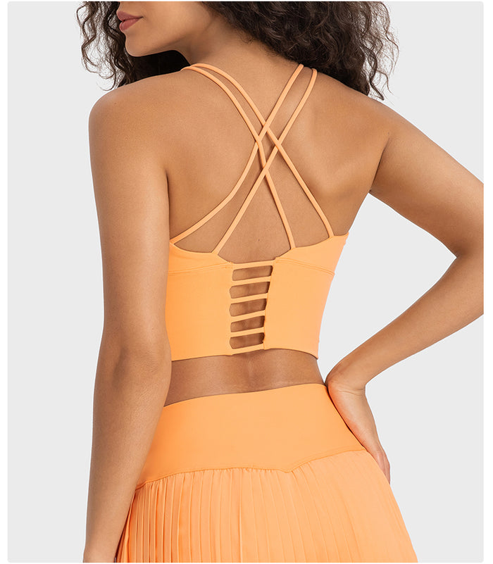 Cross Strap Sports Bra for Women