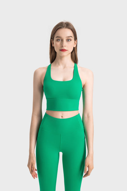 Cross Strap Sports Bra