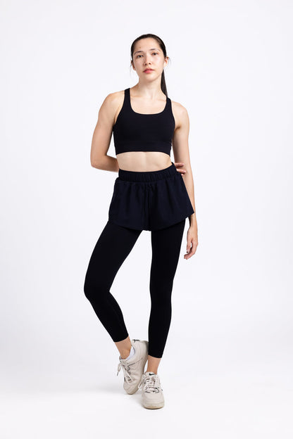 Cut Out Racer Back Sports Bra for Women – Medium Support
