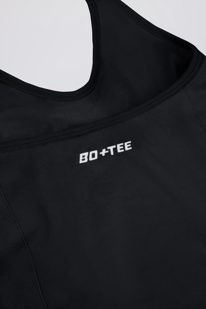 Define Luxe Halterneck Tank Top in Black