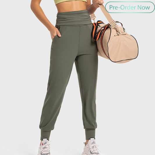 Draped Casual Yoga Leggings for Women