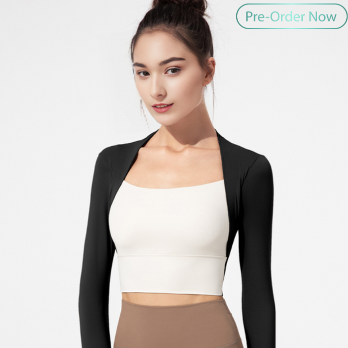 Dual Colour Long Sleeve Sportswear Shirt for Women