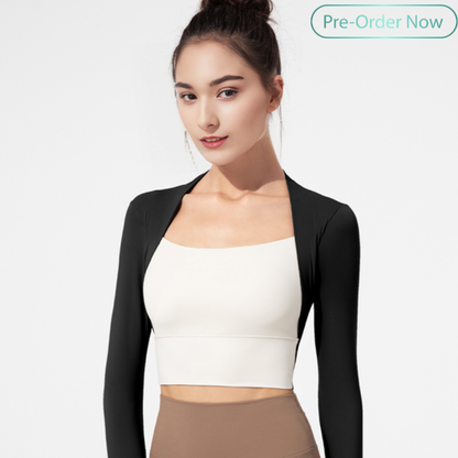 Dual Colour Long Sleeve Sportswear Shirt for Women