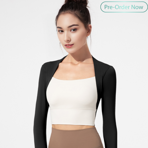 Dual Colour Long Sleeve Sportswear Shirt for Women