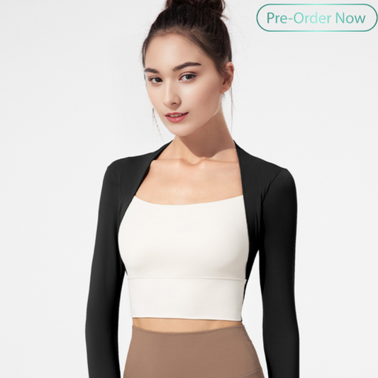 Dual Colour Long Sleeve Sportswear Shirt for Women