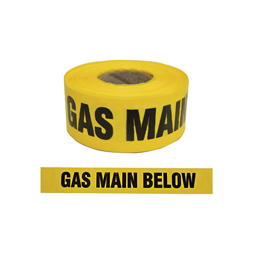 Gas Main Below Trench Warning Tape