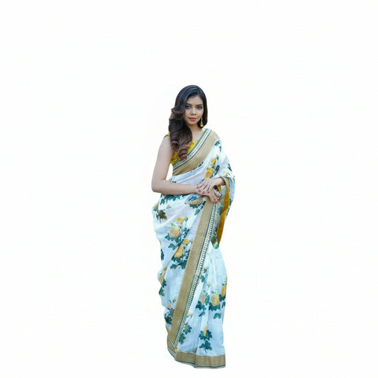 Stitched Blouse & Petticoat Set