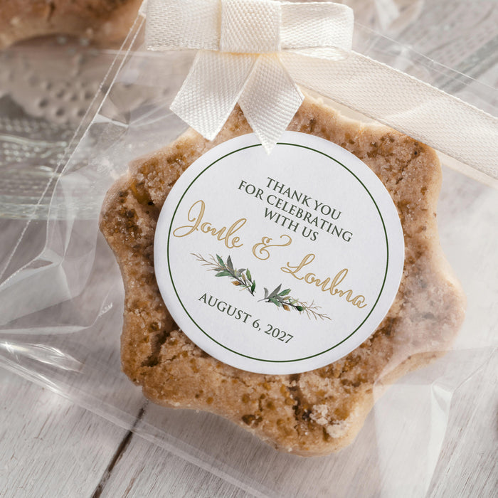 Greenery Favor Stickers