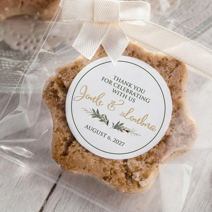 Greenery Favor Stickers