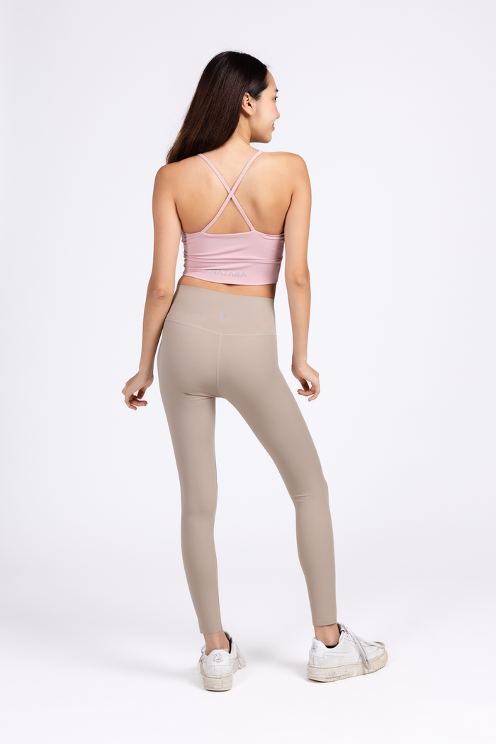 Halter Neck Padded Sports Bra Top for Women – Light Support
