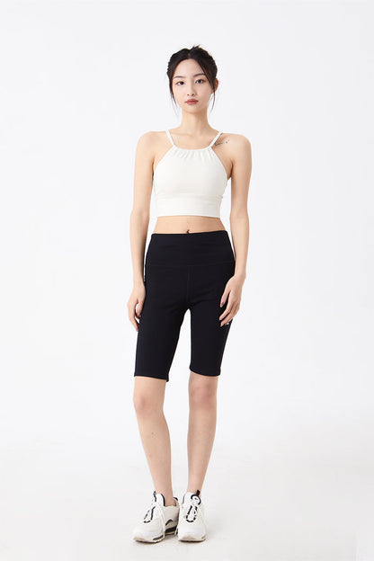 Halter Neck Padded Top Sports Bra for Women – Light Support