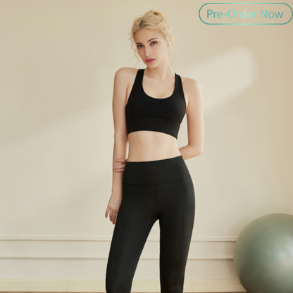 High Rise Crop 23" Yoga Leggings for Women