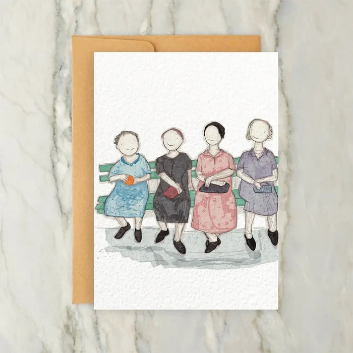 Women on a Bench