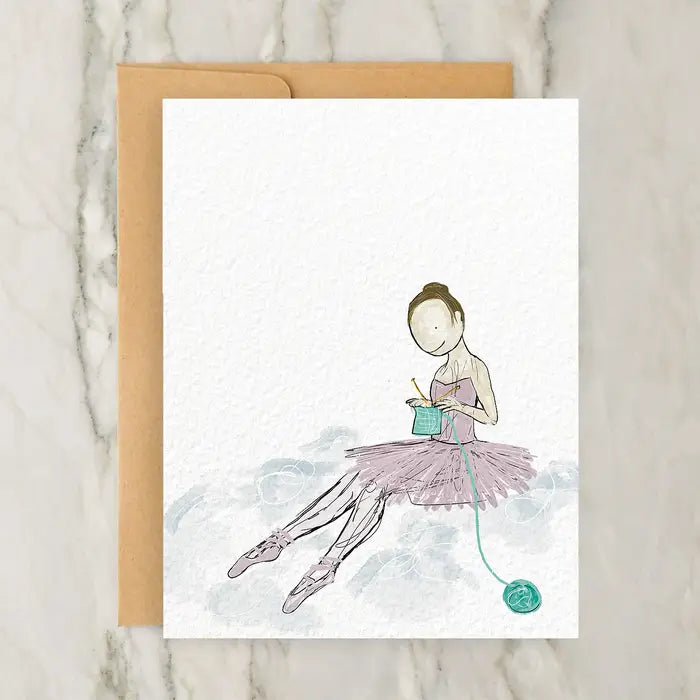 Ballerina Sitting on a Cloud