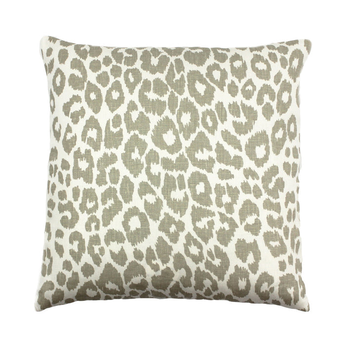 Iconic Leopard in Linen by Schumacher Pillow