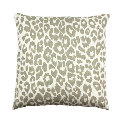 Iconic Leopard in Linen by Schumacher Pillow