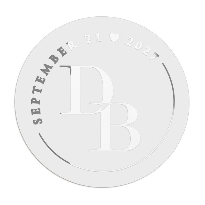 1.25" - 12 Labels / Silver Foil