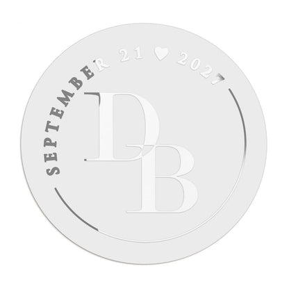 1.25" - 12 Labels / Silver Foil